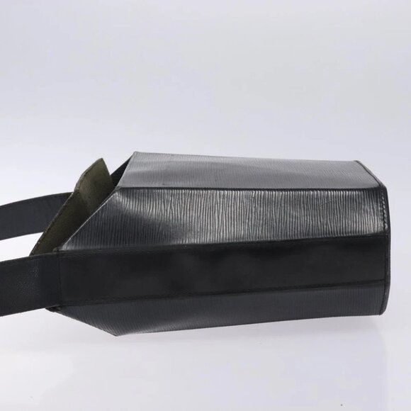 LOUIS VUITTON Epi Sac Seau Shoulder Bag Black M80161 LV Auth BA3396 - Picture 10 of 16